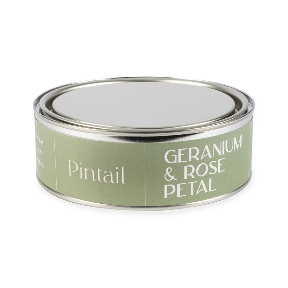 Pintail Candles Geranium & Rose Petal Triple Wick Tin Candle Extra Image 1